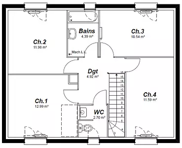 Maison neuve, 111 m²