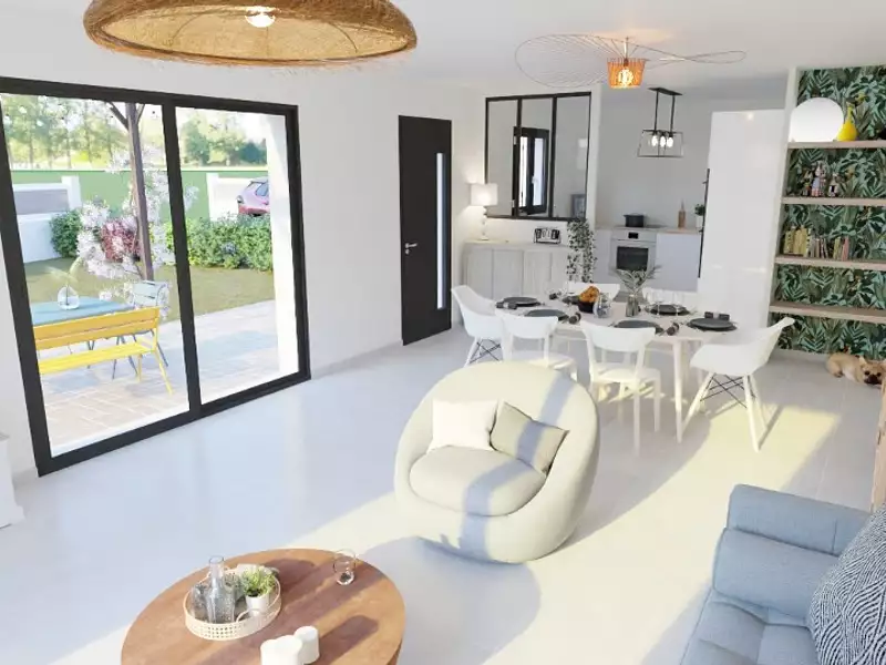 Maison neuve, 85 m² - Vallon-Pont-d'Arc (07150)
