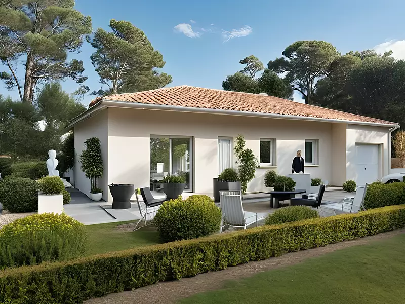 Maison neuve, 95 m² - Ballon (17290)