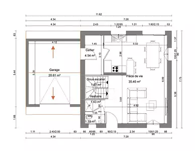 Maison neuve, 85 m²