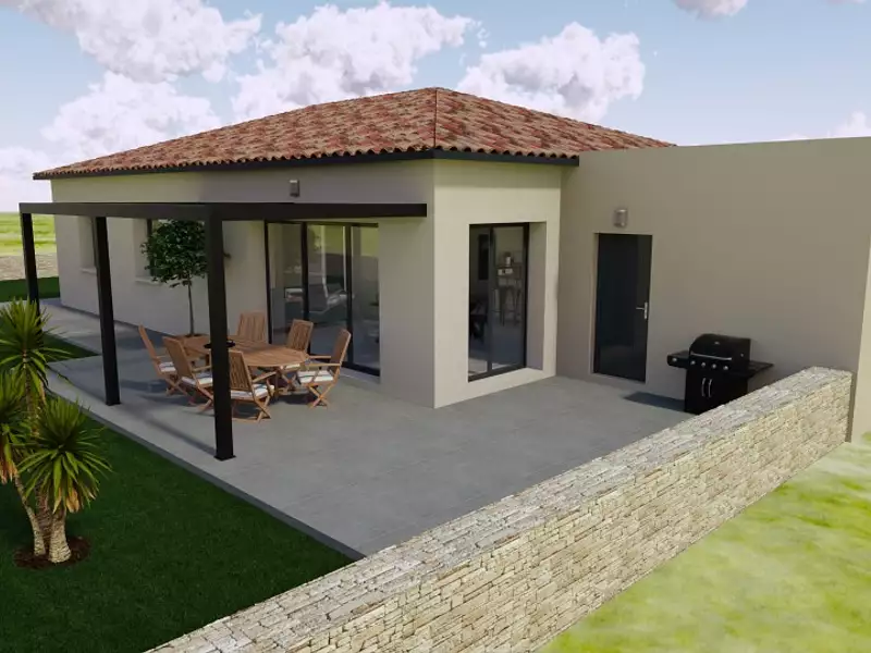 Maison neuve, 93 m² - Laveyron (26240)