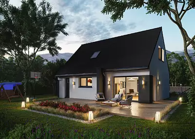 Maison neuve, 88,7 m²