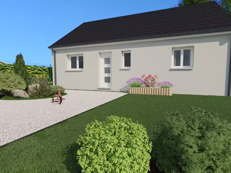Maison neuve, 60 m² - Vierzon (18100)
