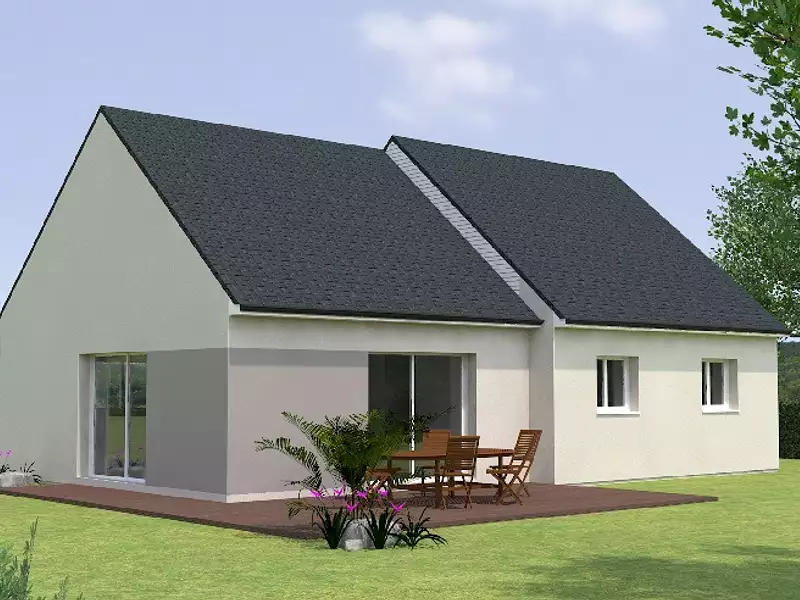 Maison neuve, 96 m² - Bauné (49140)