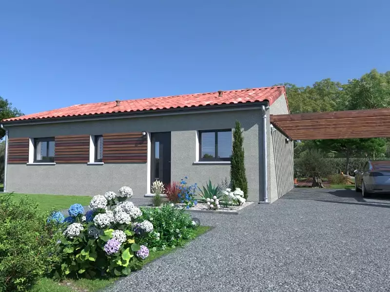 Maison neuve, 75 m² - Montdurausse (81630)