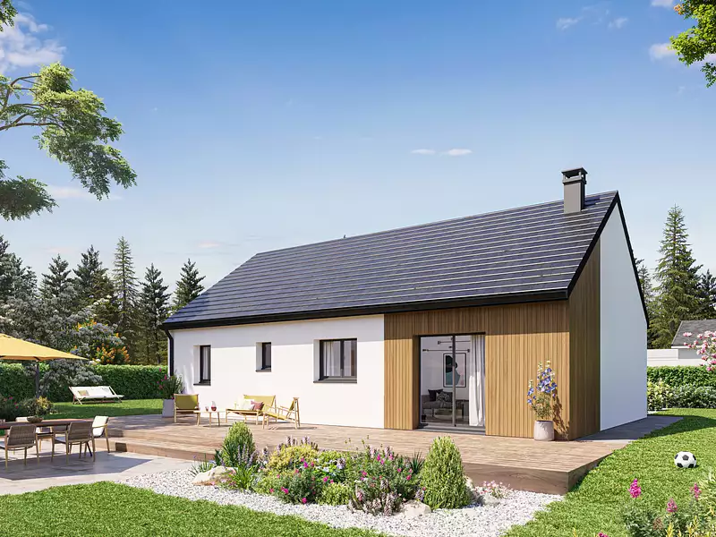 Maison neuve, 84,73 m² - Pîtres (27590)