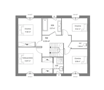 Maison neuve, 90 m²