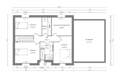 Maison neuve, 120 m²
