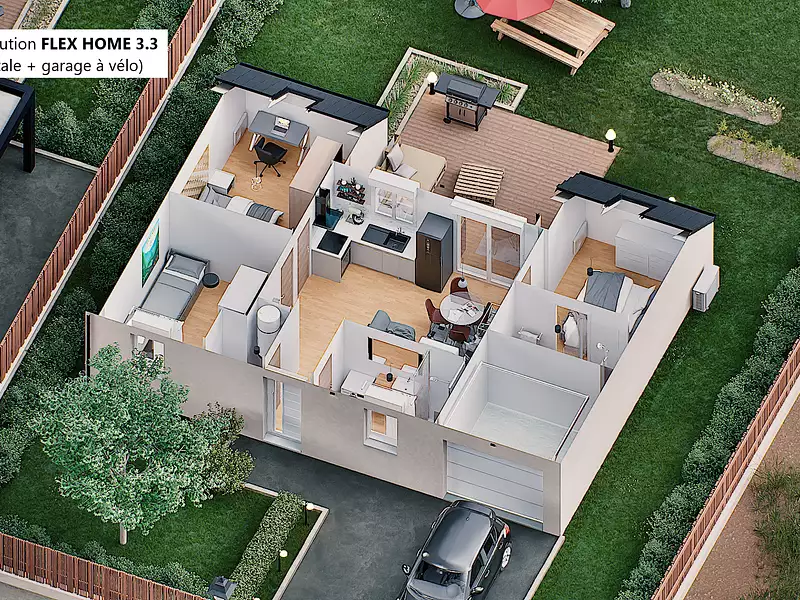 Maison neuve, 48,75 m² - Louviers (27400)