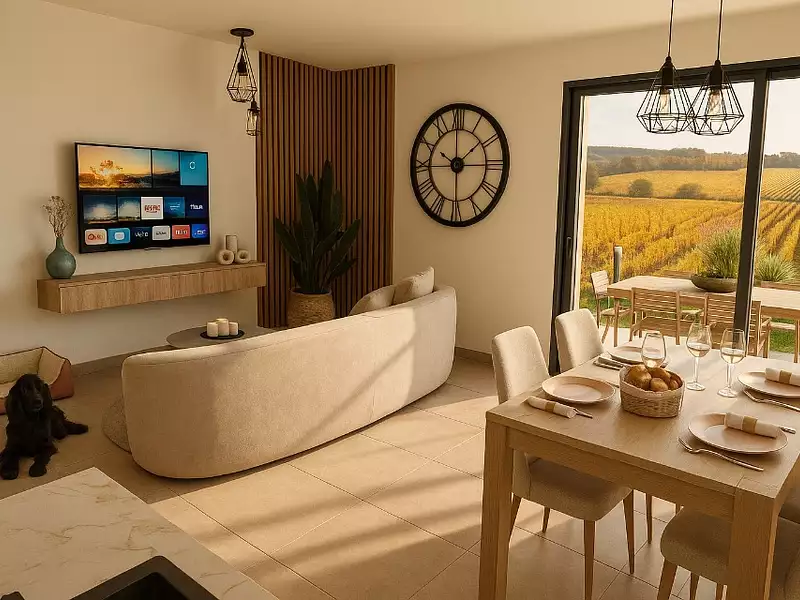 Maison neuve, 65 m² - Camps-la-Source (83170)