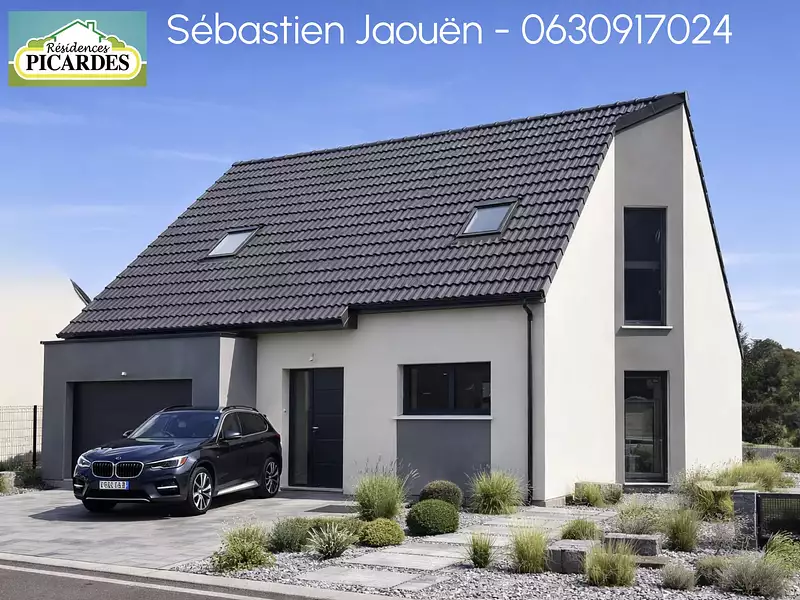 Maison neuve, 88,71 m² - Le Meux (60880)