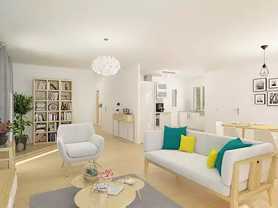 Maison neuve, 101 m² - Biard (86580)