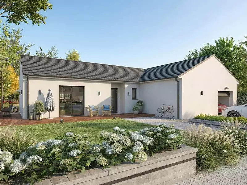 Maison neuve, 105 m² - Courbesseaux (54110)