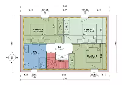 Maison neuve, 80 m²