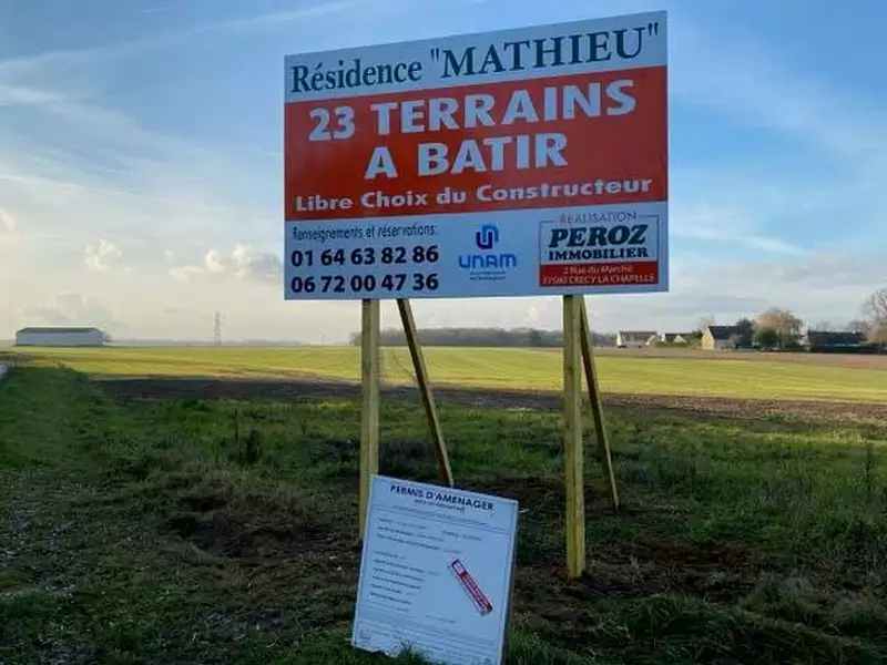 Terrain à bâtir, 858 m² - Voulangis (77580)