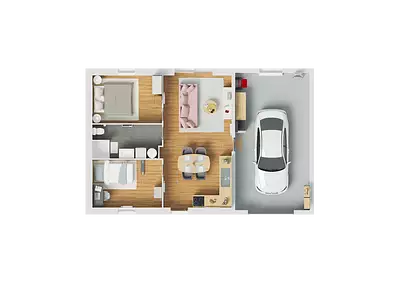 Maison neuve, 77 m²