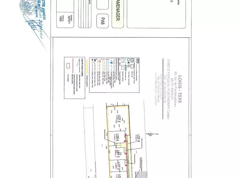 Terrain à bâtir, 259 m² - Favières (77220)