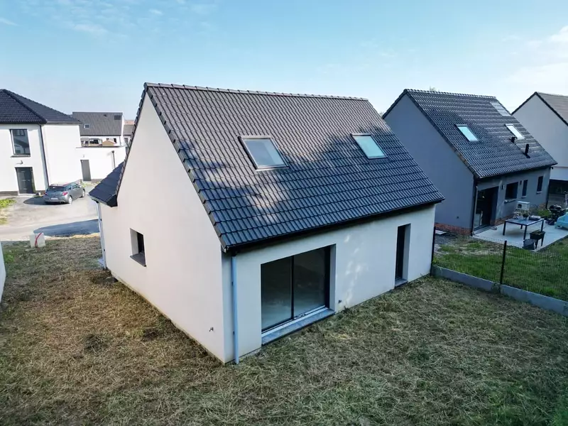 Maison neuve, 85 m² - Evin-Malmaison (62141)
