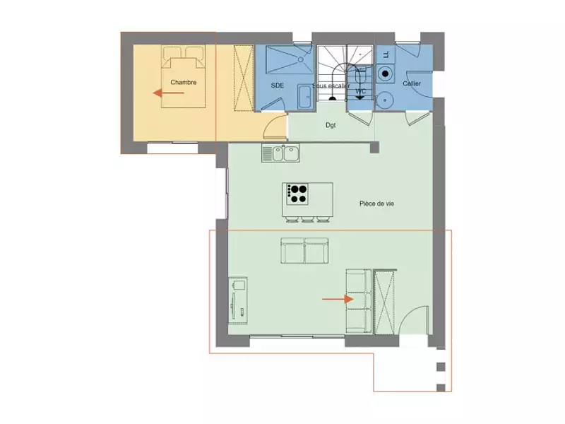 Maison neuve, 94 m² - Landerneau (29800)