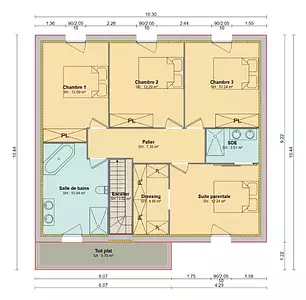 Maison neuve, 125 m²