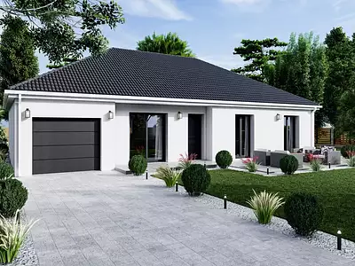 Maison neuve, 98 m² - Mesnières-en-Bray (76270)