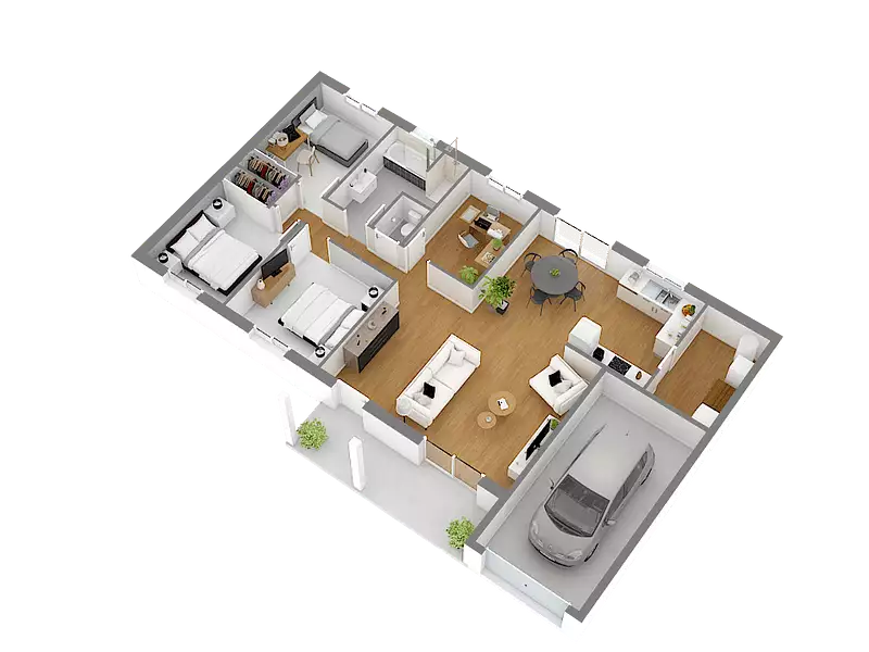 Maison neuve, 105 m² - Saint-Pourçain-sur-Sioule (03500)
