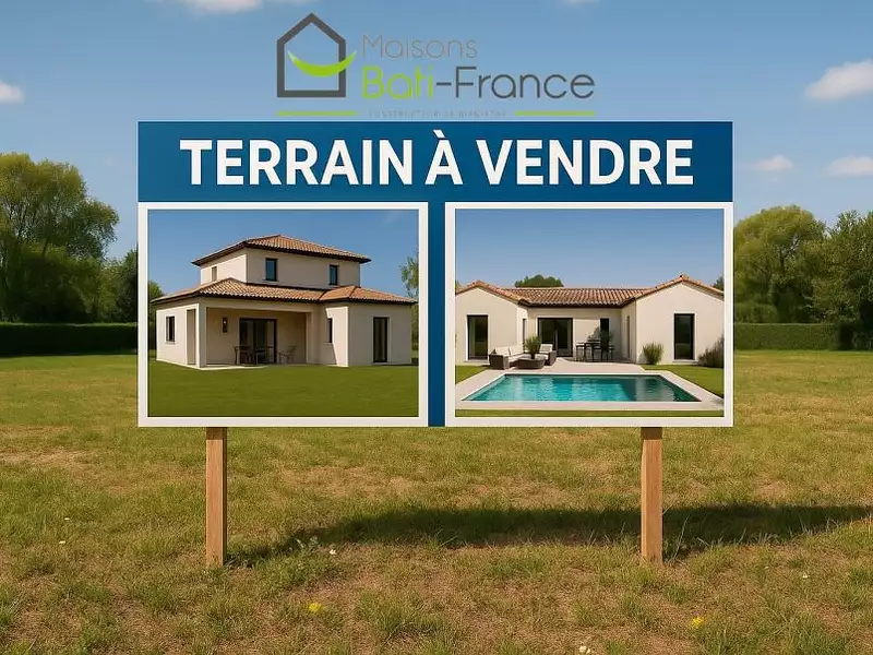 Terrain à bâtir, 450 m² - Saint-Saturnin-lès-Avignon (84450)