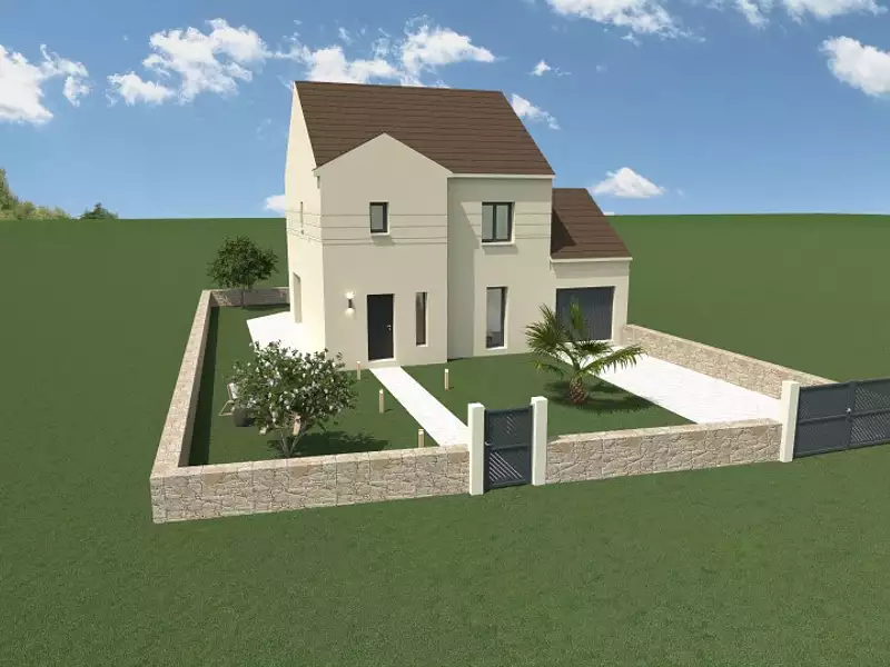 Terrain à bâtir, 415 m² - Mériel (95630)