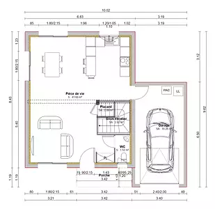 Maison neuve, 94 m²