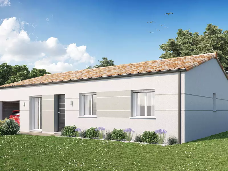 Maison neuve, 92 m² - Saint-Vincent-sur-Jard (85520)