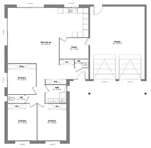 Maison neuve, 109 m²