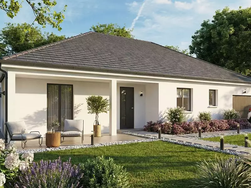 Maison neuve, 84 m² - Saint Martin de l'If (76190)