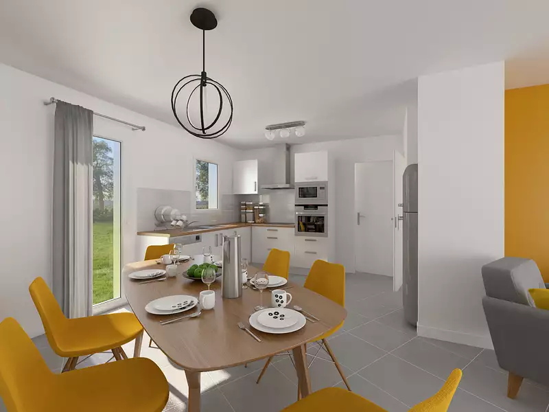 Maison neuve, 98 m² - Loches (37600)