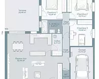 Maison neuve, 90 m²