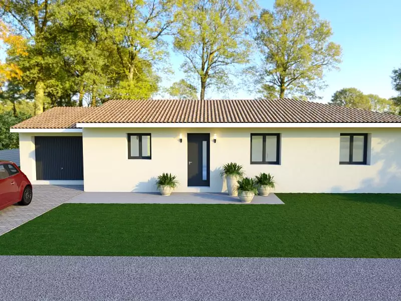 Maison neuve, 90 m² - Cases-de-Pène (66600)