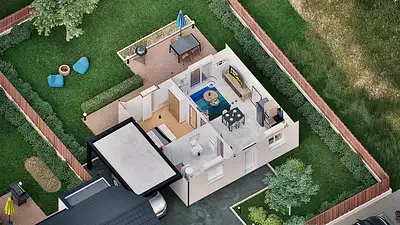 Maison neuve, 47,6 m²