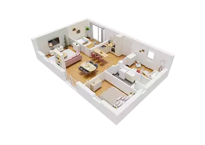 Maison neuve, 77 m²