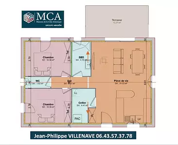 Maison neuve, 65 m²