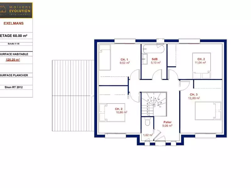 Maison neuve, 120 m² - Éragny (95610)