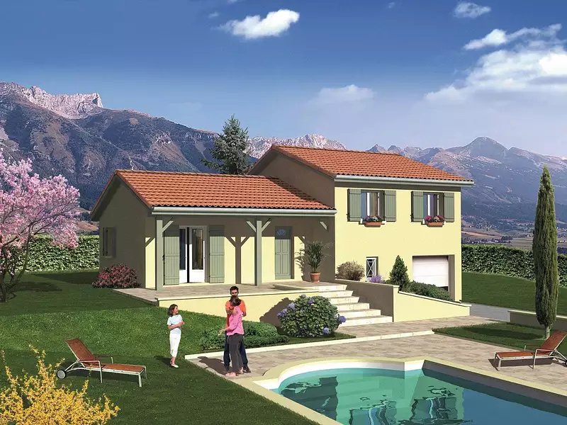Maison neuve, 90 m² - Chavanoz (38230)