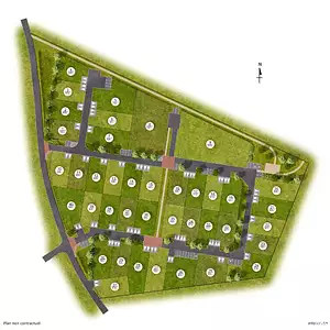 Terrain à bâtir, 600 m²