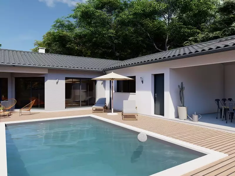Maison neuve, 135 m² - Montussan (33450)