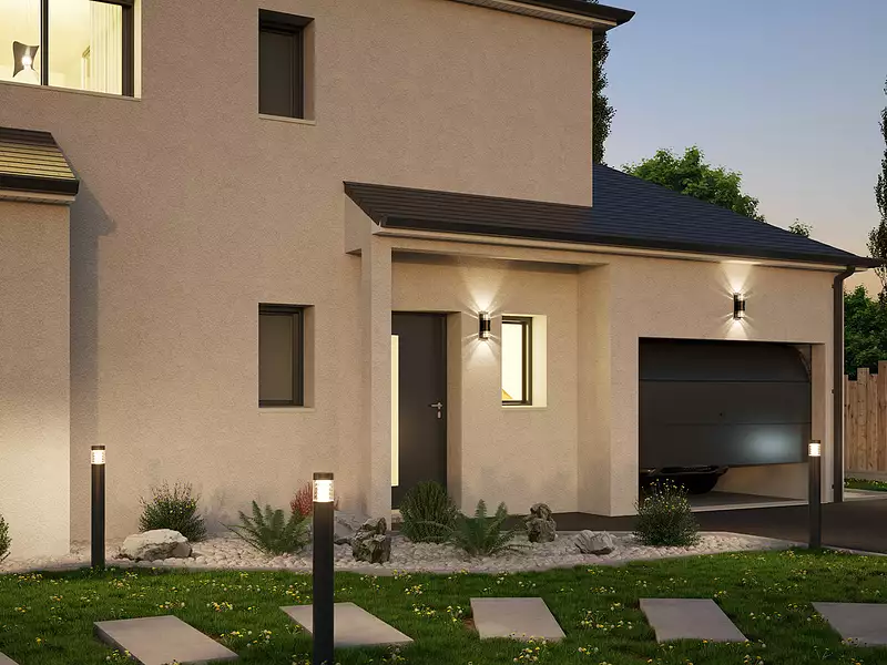 Maison neuve, 138 m² - Huismes (37420)