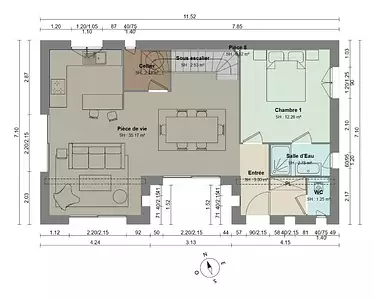 Maison neuve, 110 m²