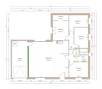 Maison neuve, 105 m²