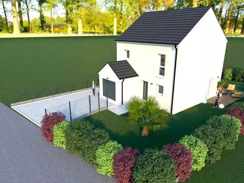 Maison neuve, 100 m² - Carpiquet (14650)