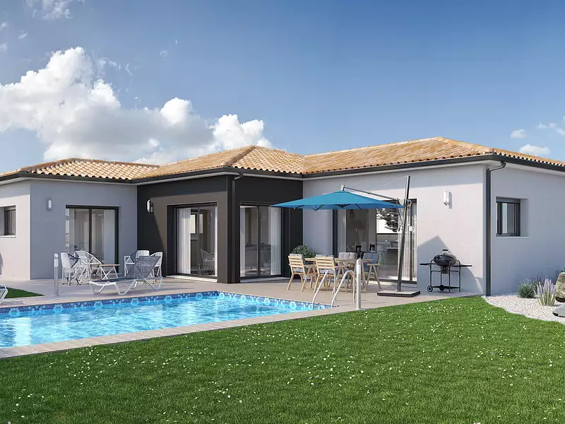 Maison neuve, 122 m² - Aigrefeuille-sur-Maine (44140)