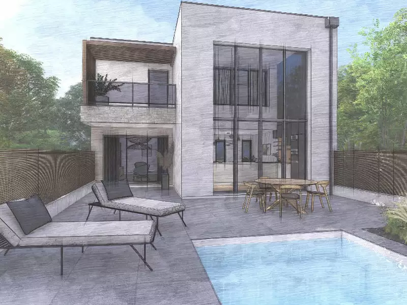 Maison neuve, 130 m² - Le Bouscat (33110)