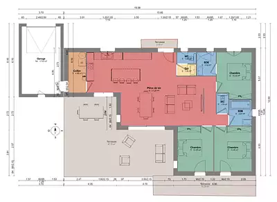 Maison neuve, 100 m²