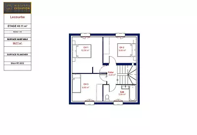 Maison neuve, 96 m²